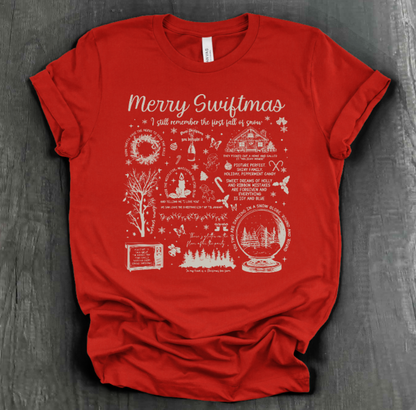 MERRY SWIFTMAS COLLAGE SHIRT