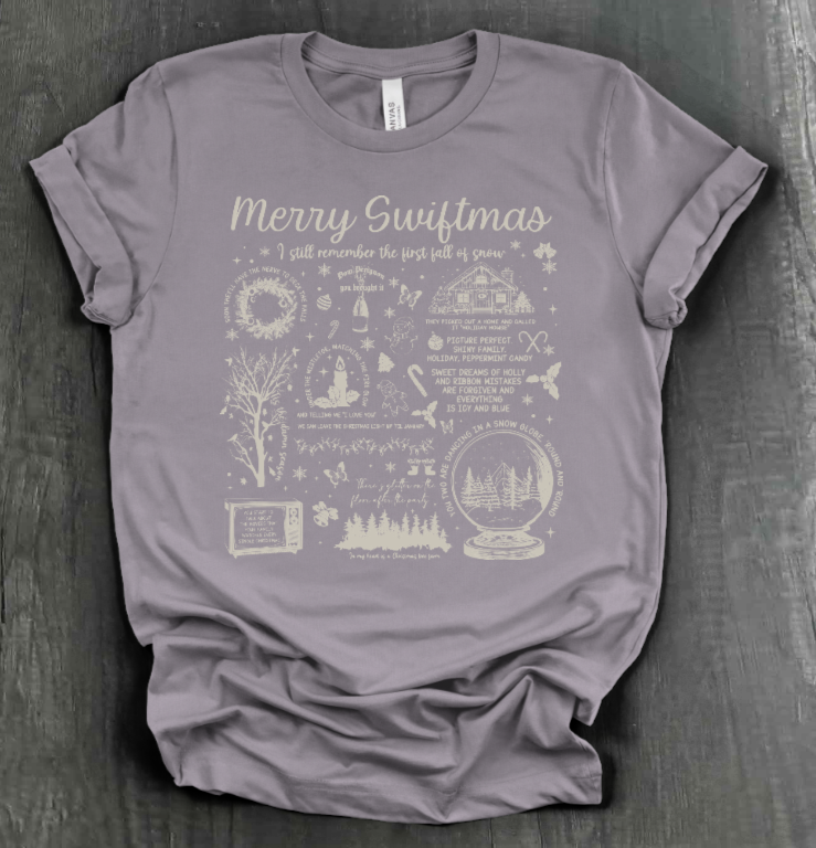 MERRY SWIFTMAS COLLAGE SHIRT