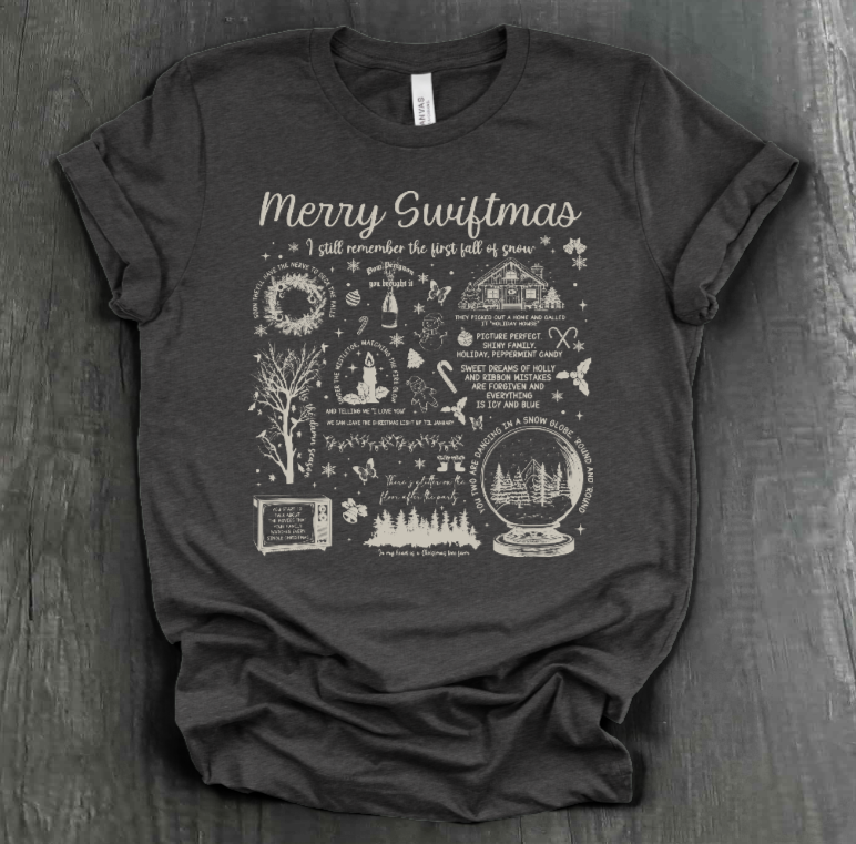 MERRY SWIFTMAS COLLAGE SHIRT