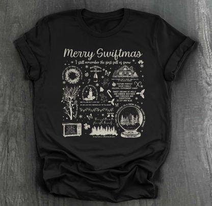 MERRY SWIFTMAS COLLAGE SHIRT