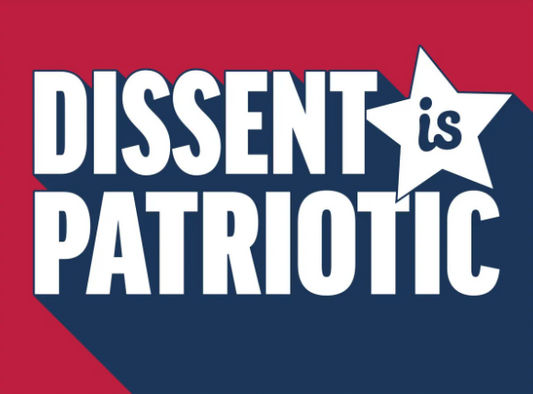 DISSENT IS PATRIOTIC DECAL