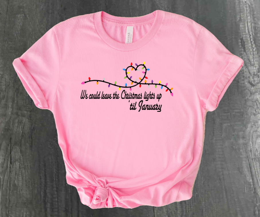 CHRISTMAS LIGHTS SHIRT