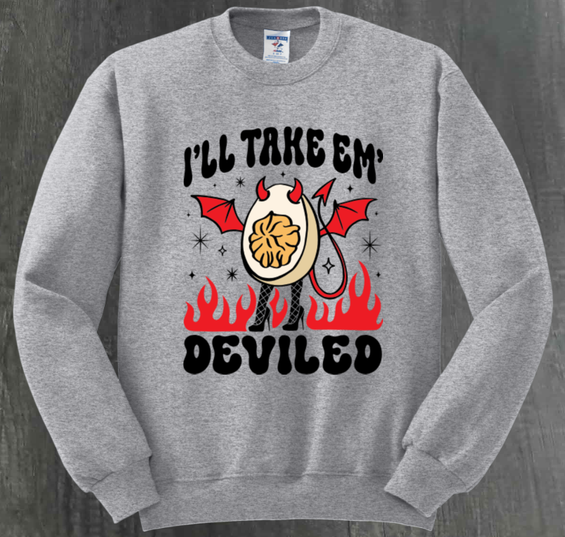 I'LL TAKE 'EM DEVILED SHIRT