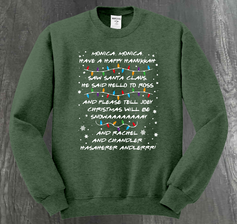 FRIENDS CHRISTMAS SONG SHIRT