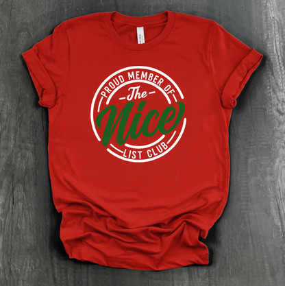 NICE LIST CLUB SHIRT