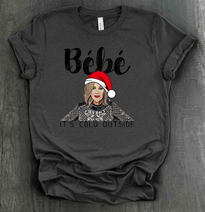 BEBE IT’S COLD OUTSIDE SHIRT