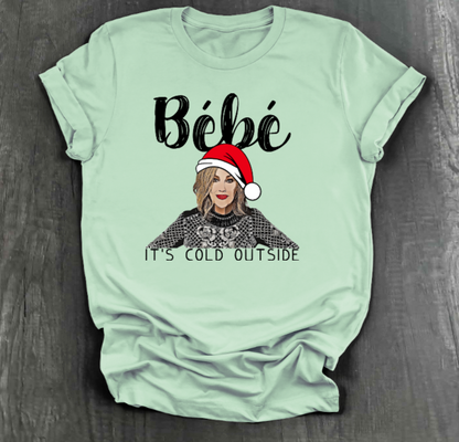BEBE IT’S COLD OUTSIDE SHIRT