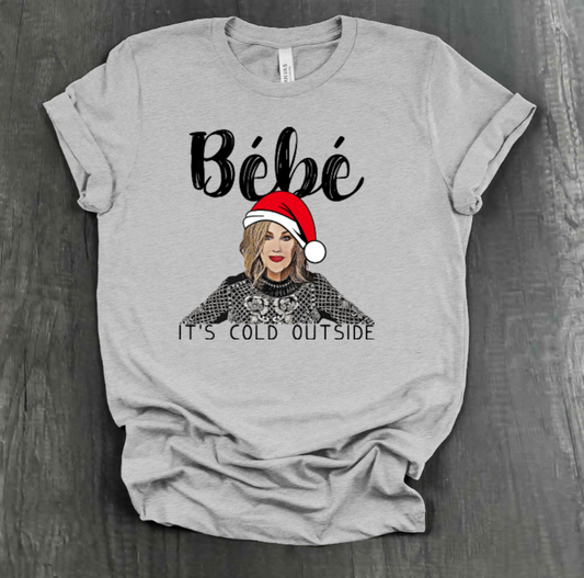 BEBE IT’S COLD OUTSIDE SHIRT