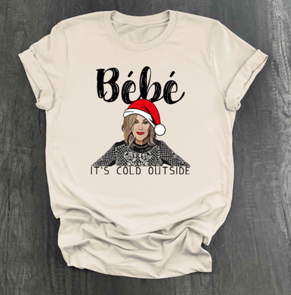 BEBE IT’S COLD OUTSIDE SHIRT