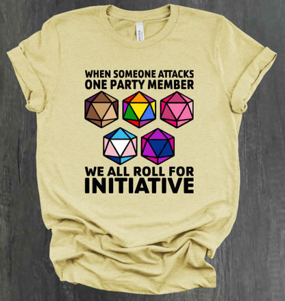 ROLL FOR INITIATIVE SHIRT