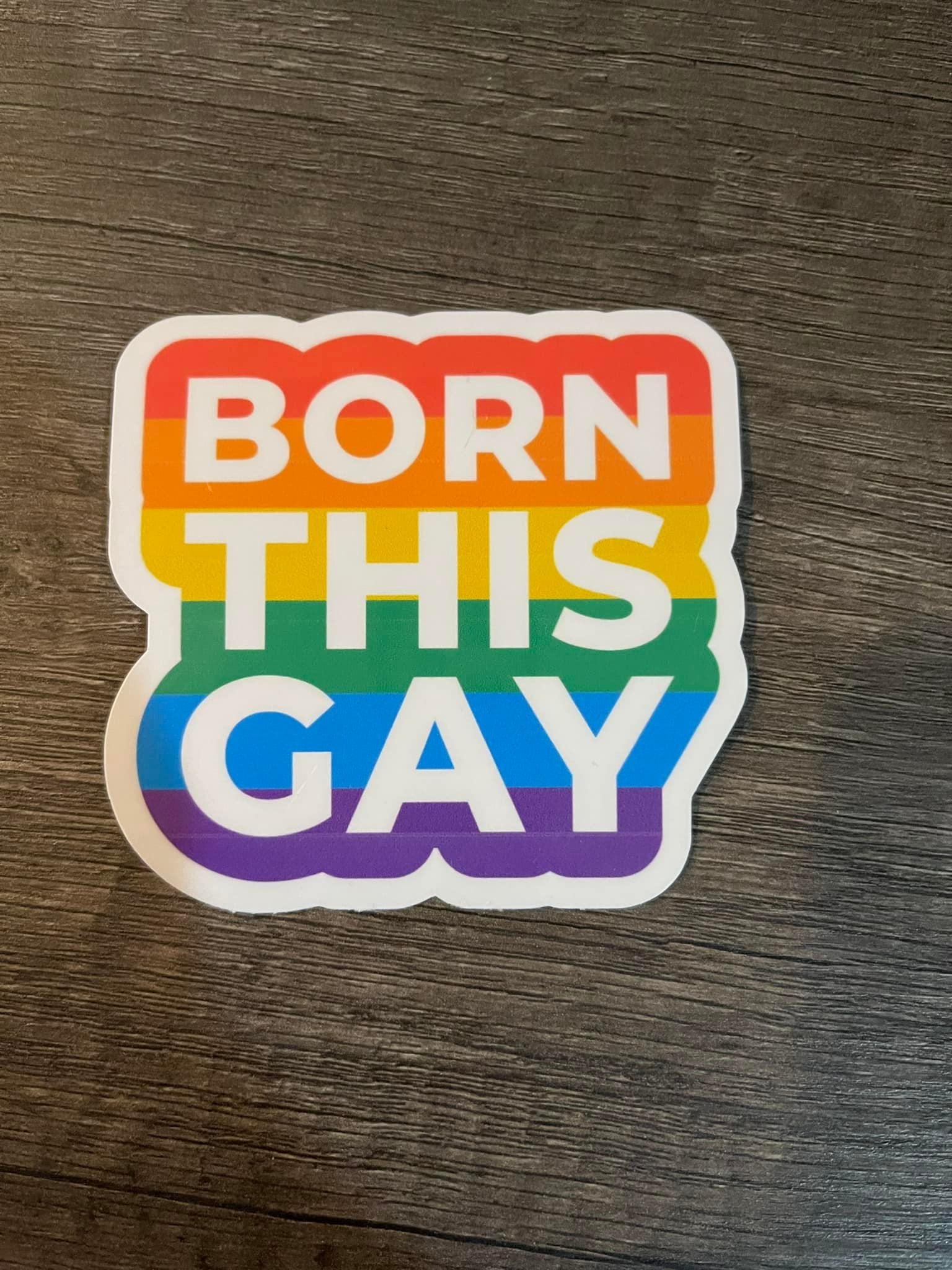 Born this Gay Sticker - FrankieDeLeonDesigns