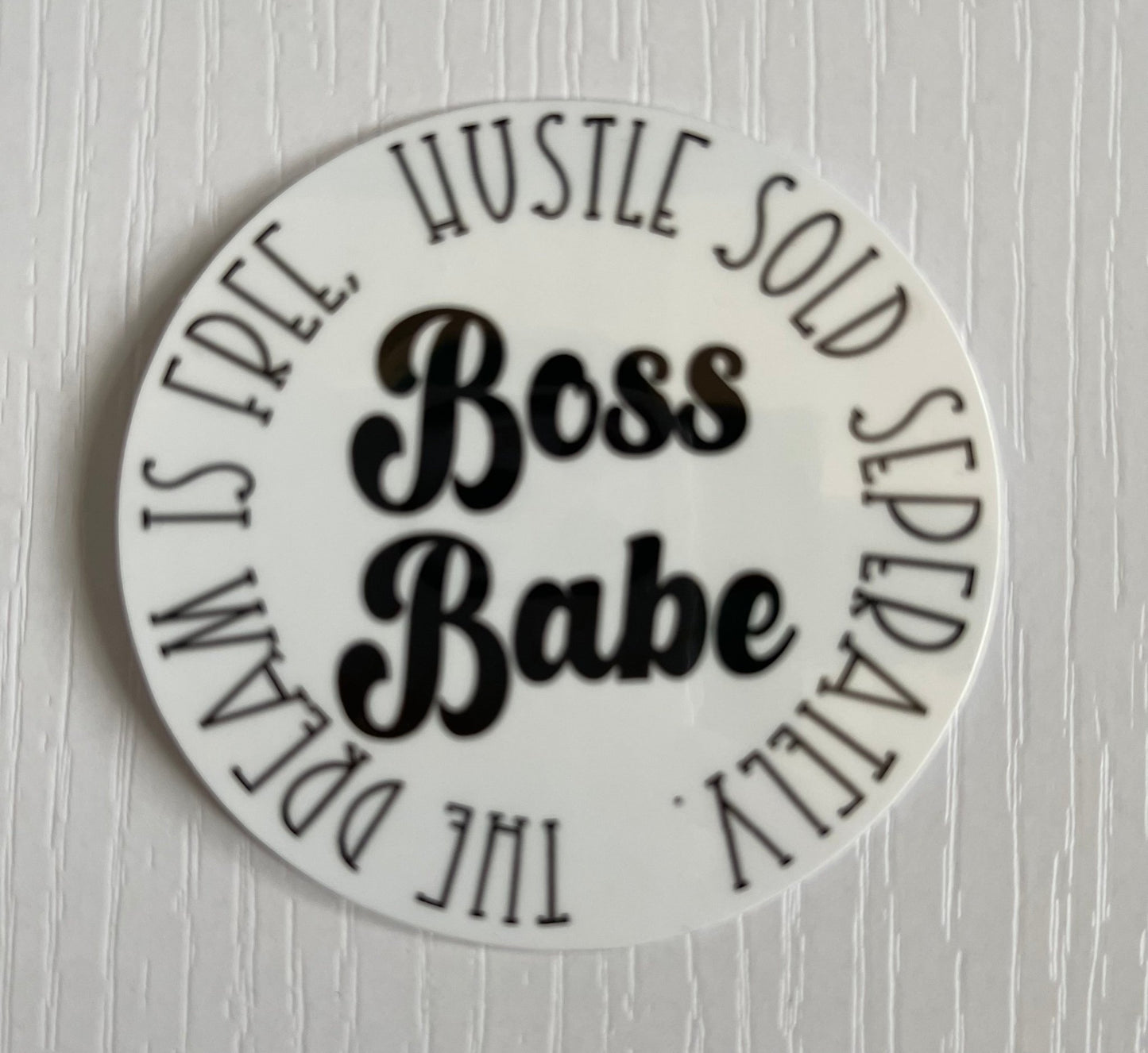 Boss Babe Sticker - FrankieDeLeonDesigns