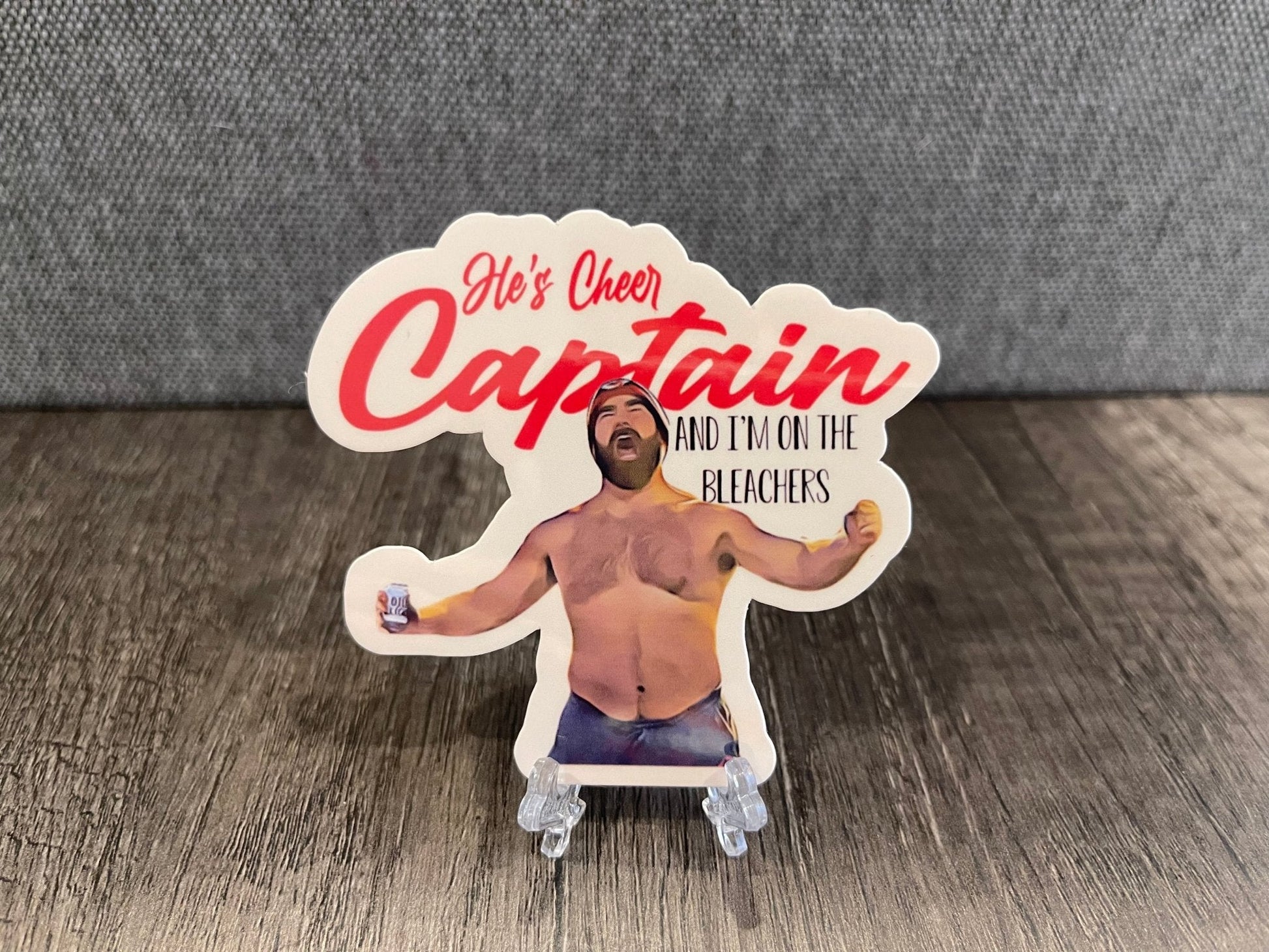 CHEER CAPTAIN STICKER - FrankieDeLeonDesigns