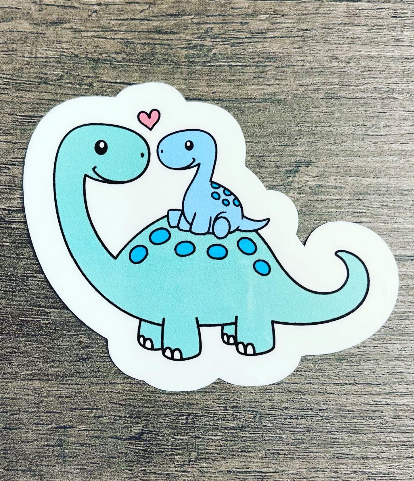 Dino Love Sticker - FrankieDeLeonDesigns