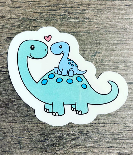 Dino Love Sticker - FrankieDeLeonDesigns