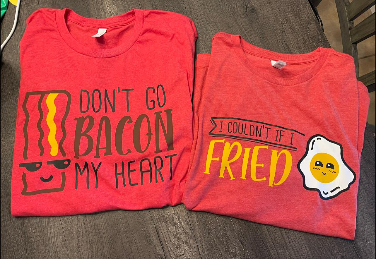 Don't Go Bacon My Heart Couples Shirts - FrankieDeLeonDesigns