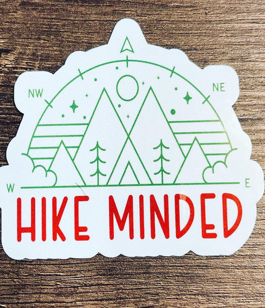 Hike Minded Sticker - FrankieDeLeonDesigns