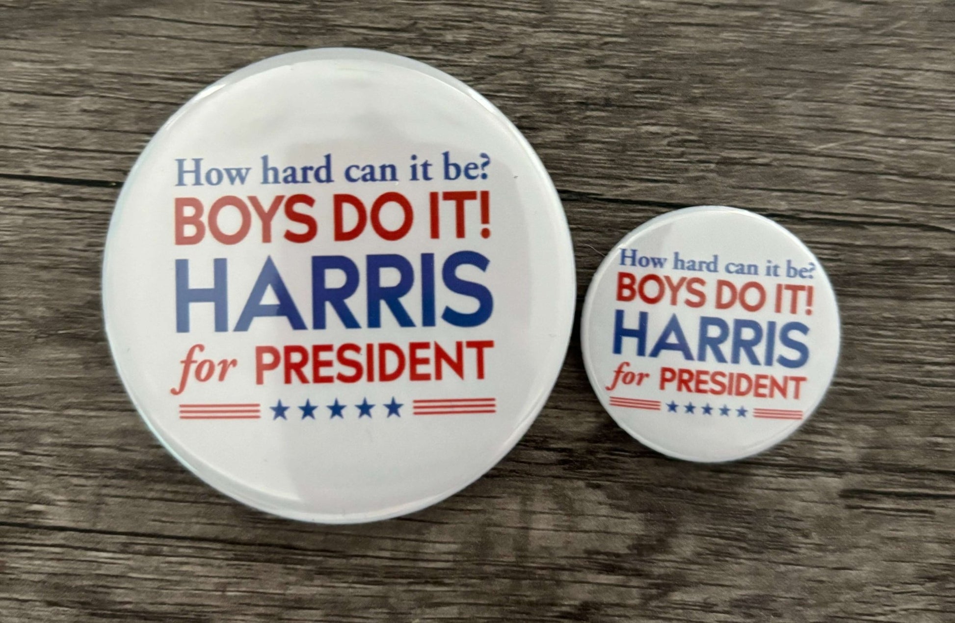 HOW HARD CAN IT BE? BOYS DO IT BUTTON/MAGNET - FrankieDeLeonDesigns