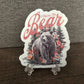 I CHOOSE THE BEAR FLOWER STICKER - FrankieDeLeonDesigns