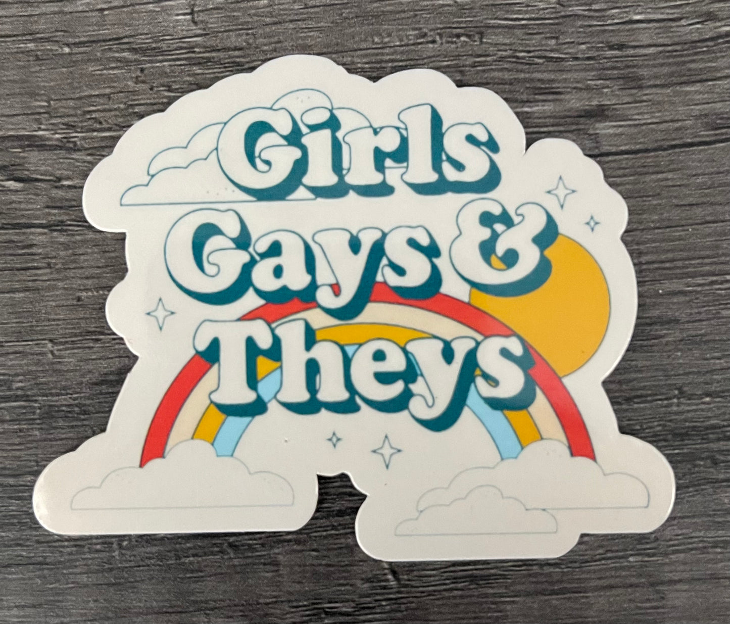 Girls Gays & Theys Sticker