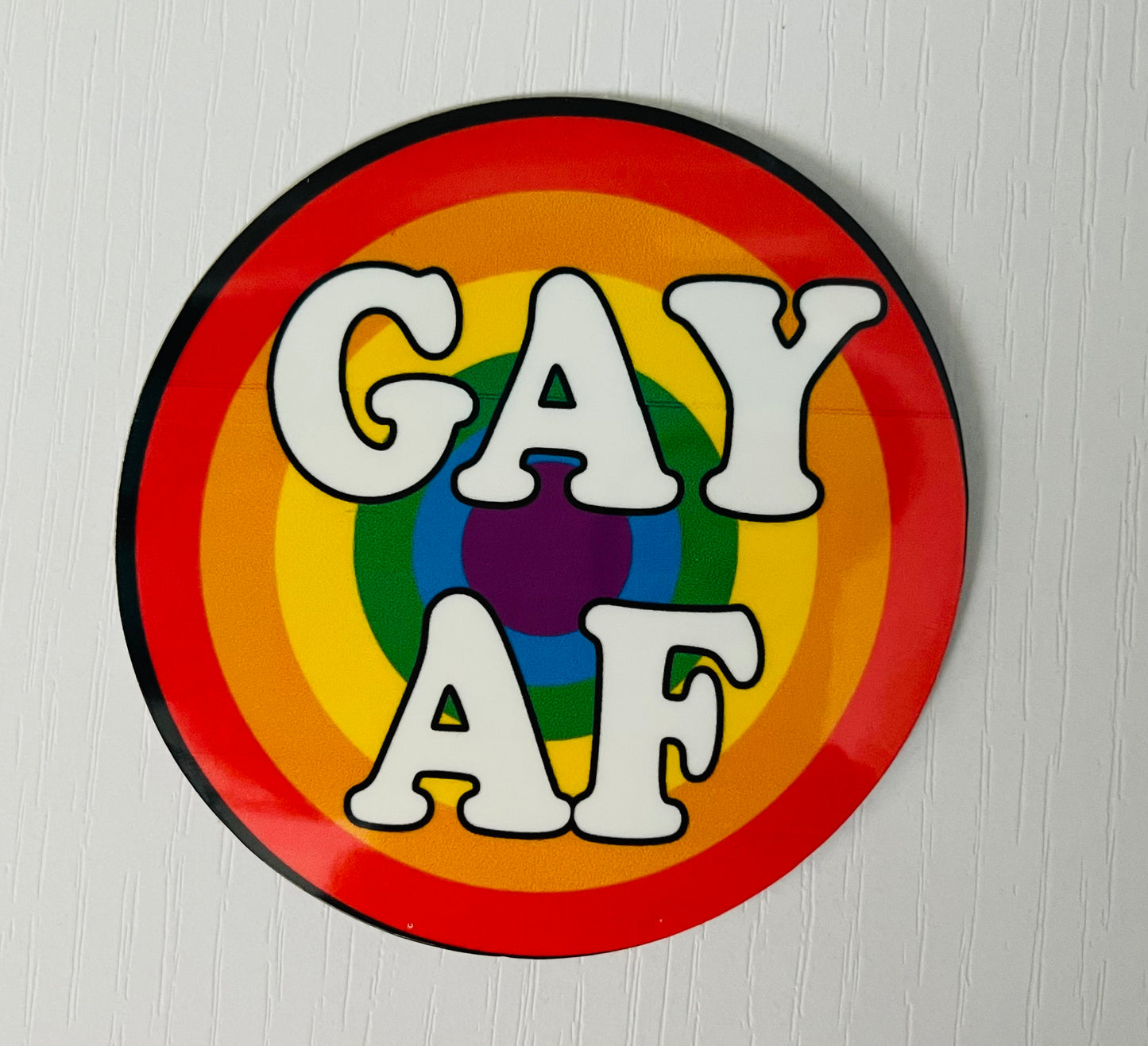 Gay/Ally AF Pride sticker