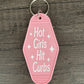 Hot Girls Hit Curbs Keychain