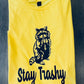 STAY TRASHY RACOON SHIRT