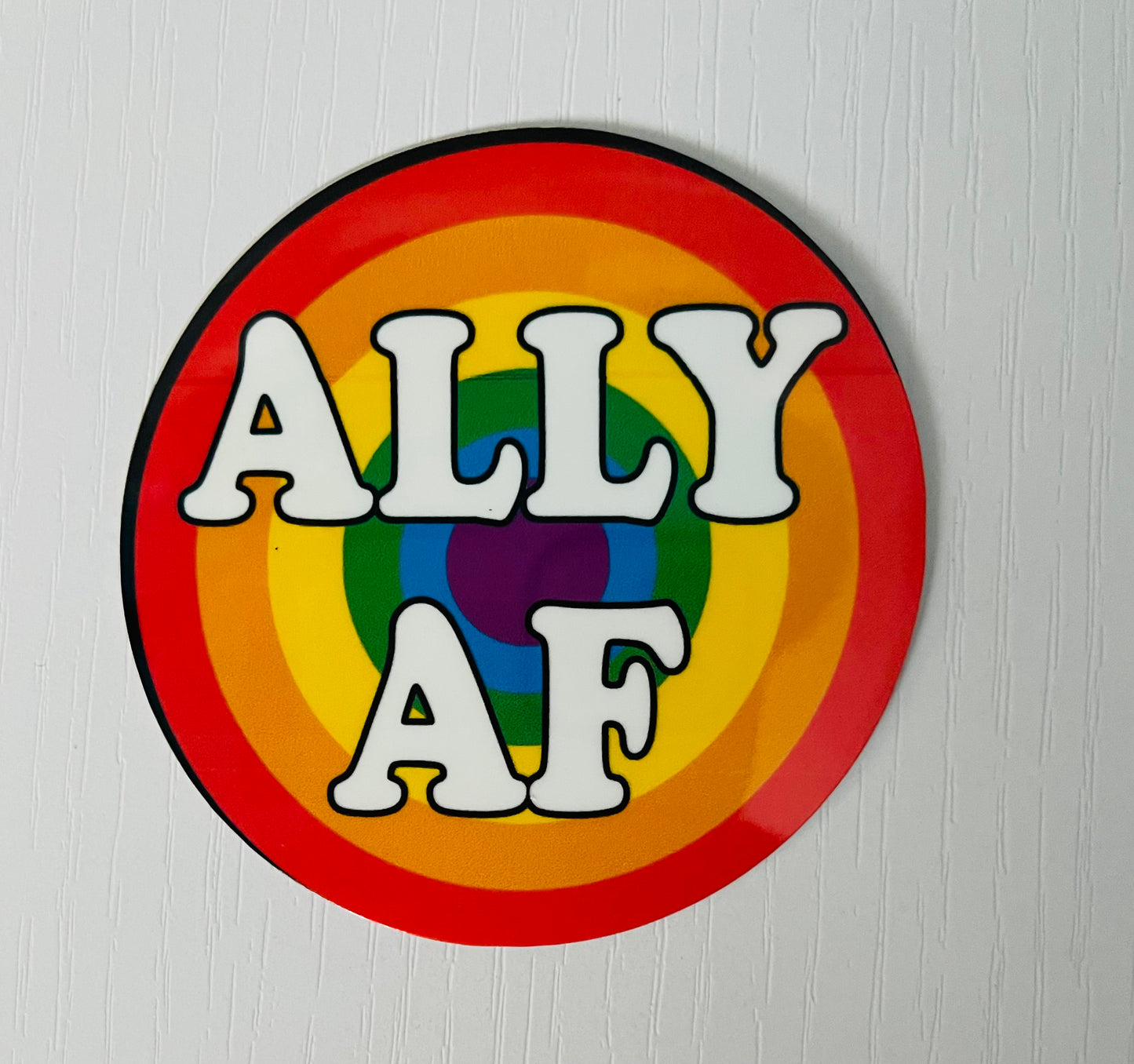 Gay/Ally AF Pride sticker