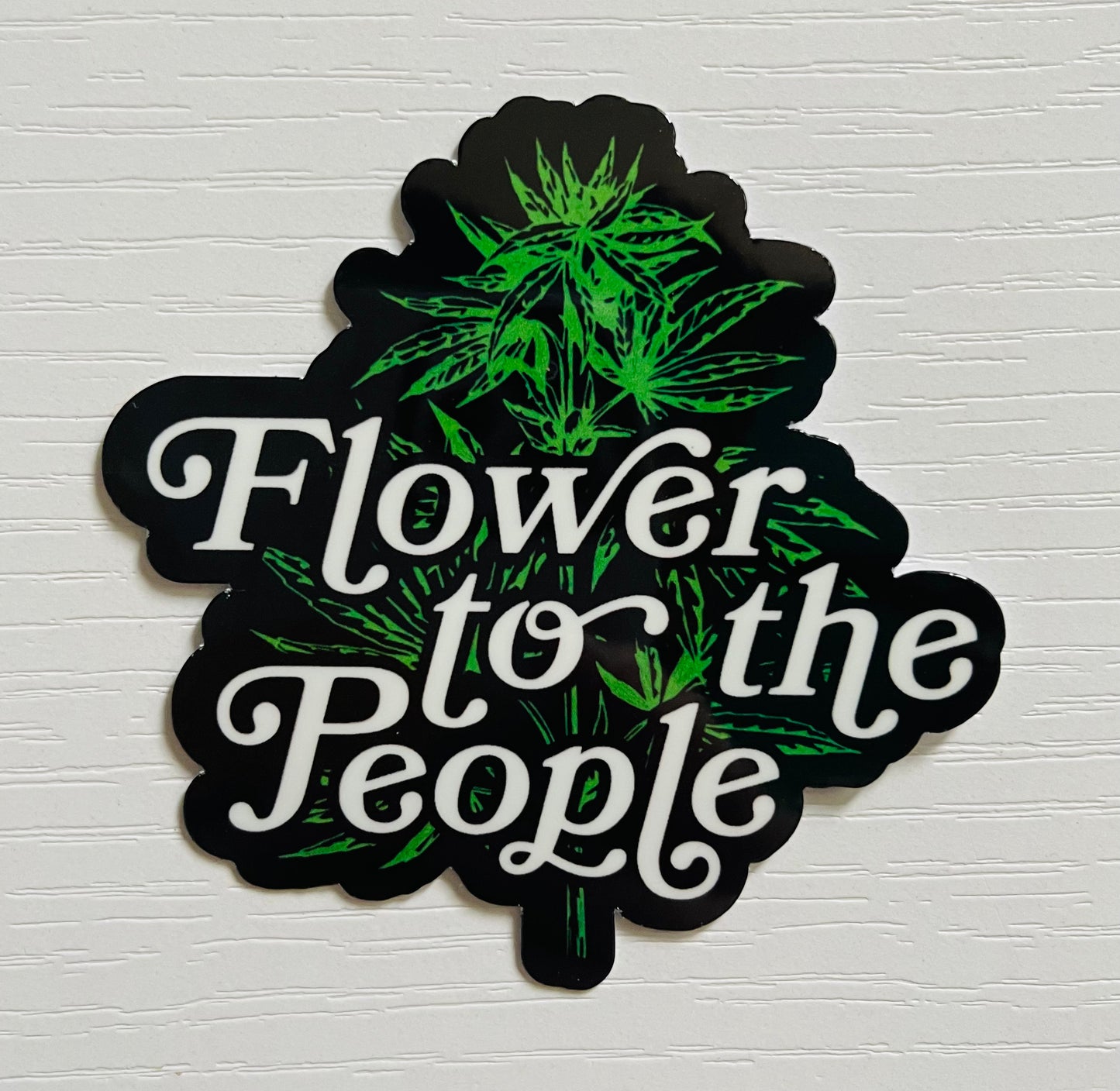 FLOWER FOR THE PEOPLE STICKER