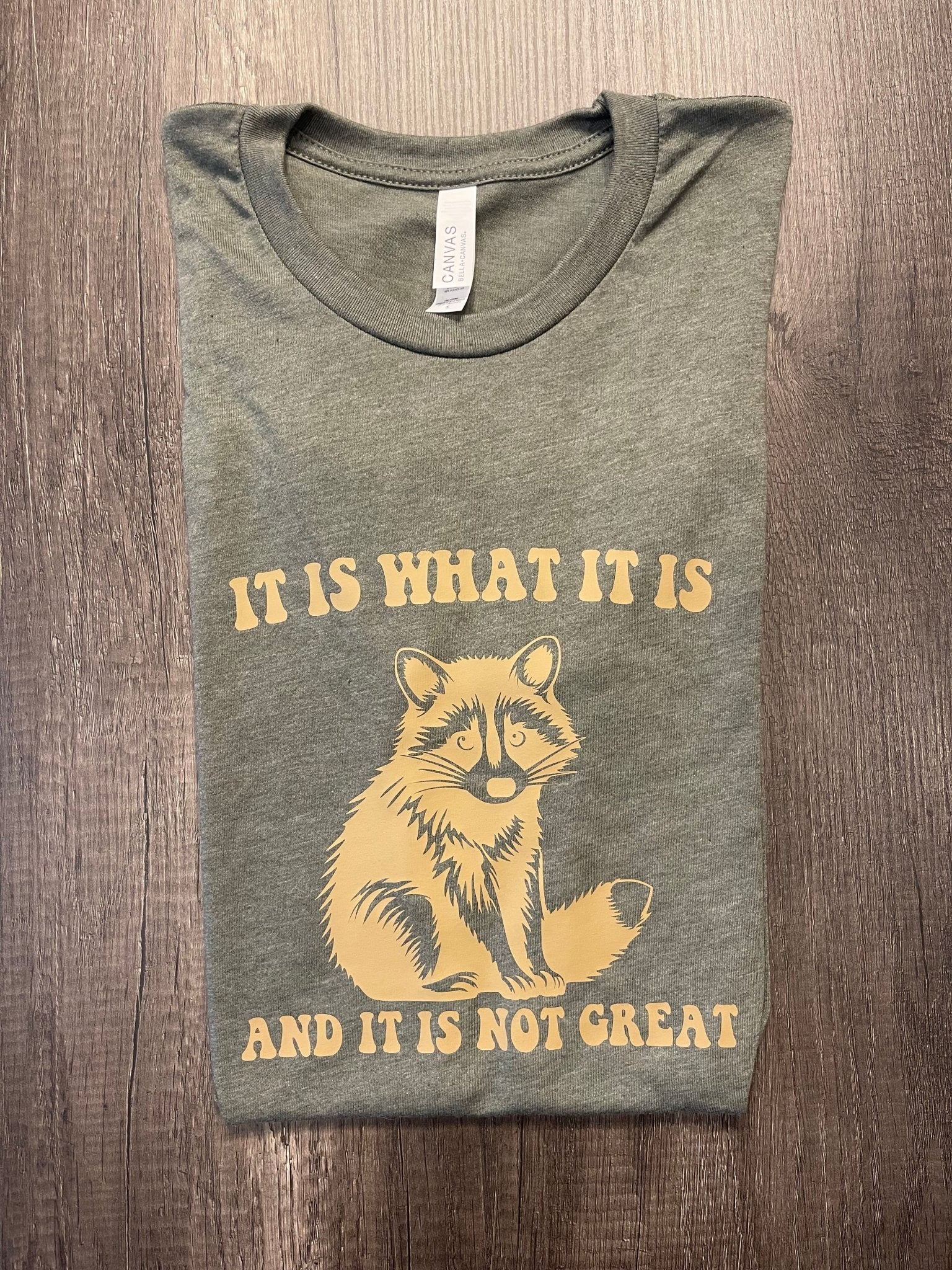 IT IS WHAT IT IS AND IT IS NOT GREAT SHIRT - FrankieDeLeonDesigns