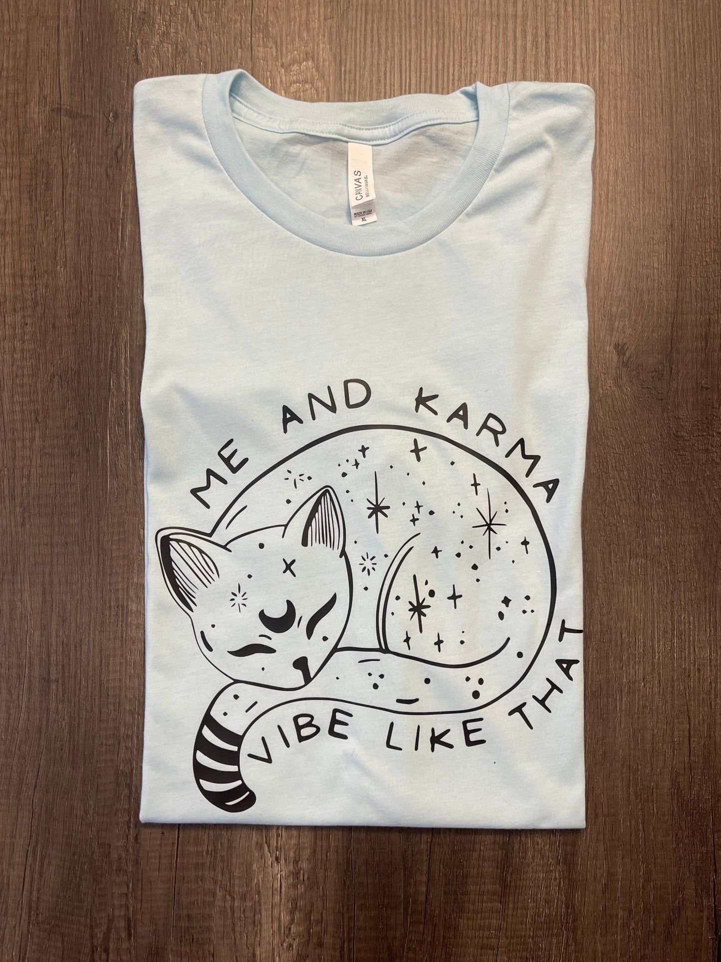 KARMA CAT SHIRT - FrankieDeLeonDesigns