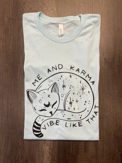 KARMA CAT SHIRT - FrankieDeLeonDesigns