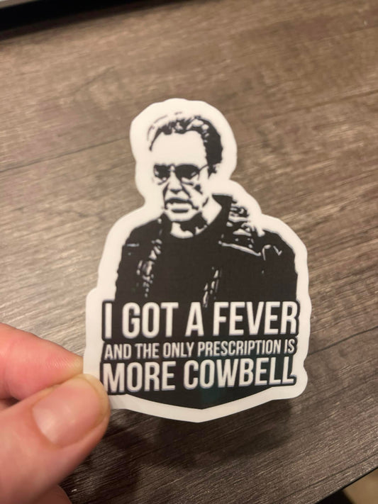 More Cowbell Sticker