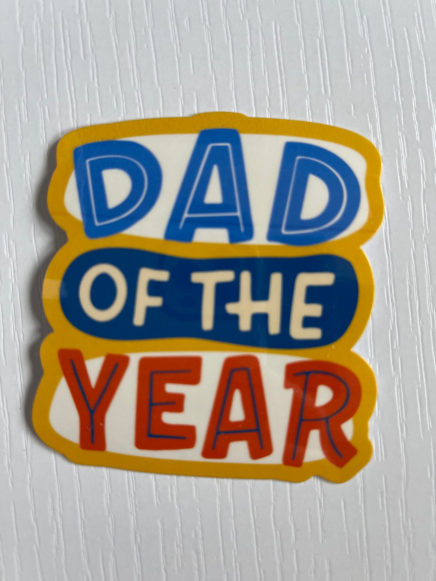 Dad of the Year Sticker