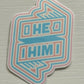 Pronoun Indentifier Sticker