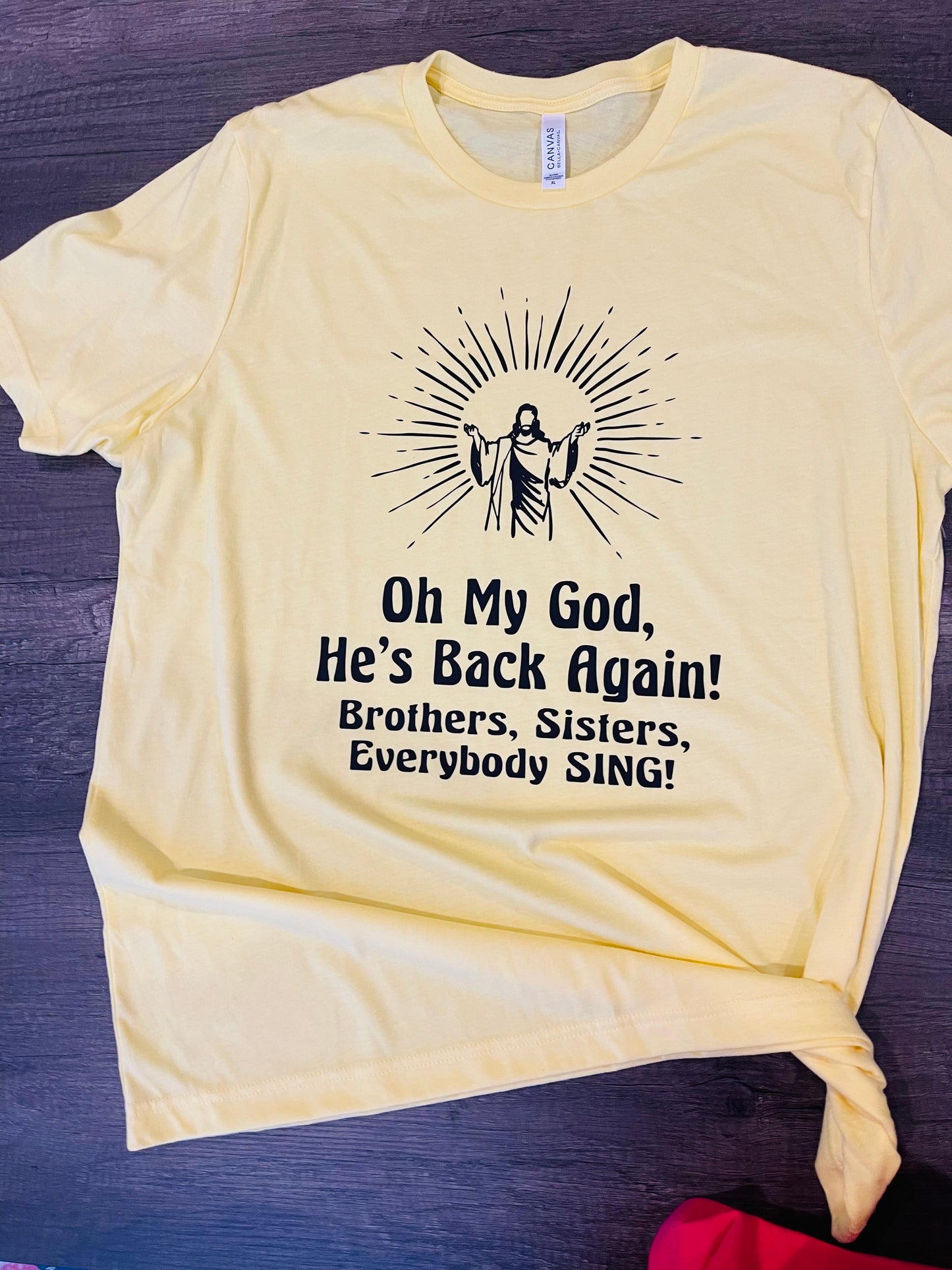 Oh My God, He's Back Again Easter Jesus T-Shirt