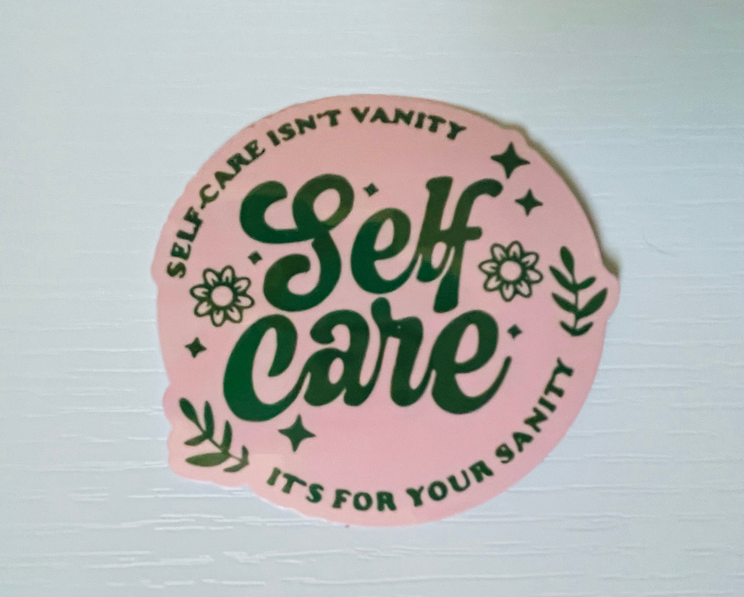 Self Care Sticker