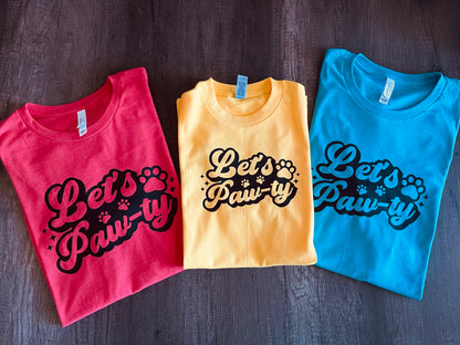 Let’s Paw-ty Dog Party Shirt
