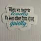 Recovery Awareness Stickers