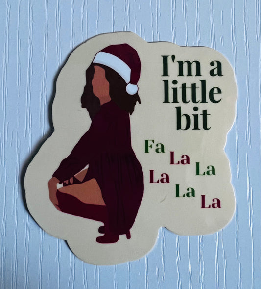 A LITTLE BIT ALEXIS CHRISTMAS STICKER