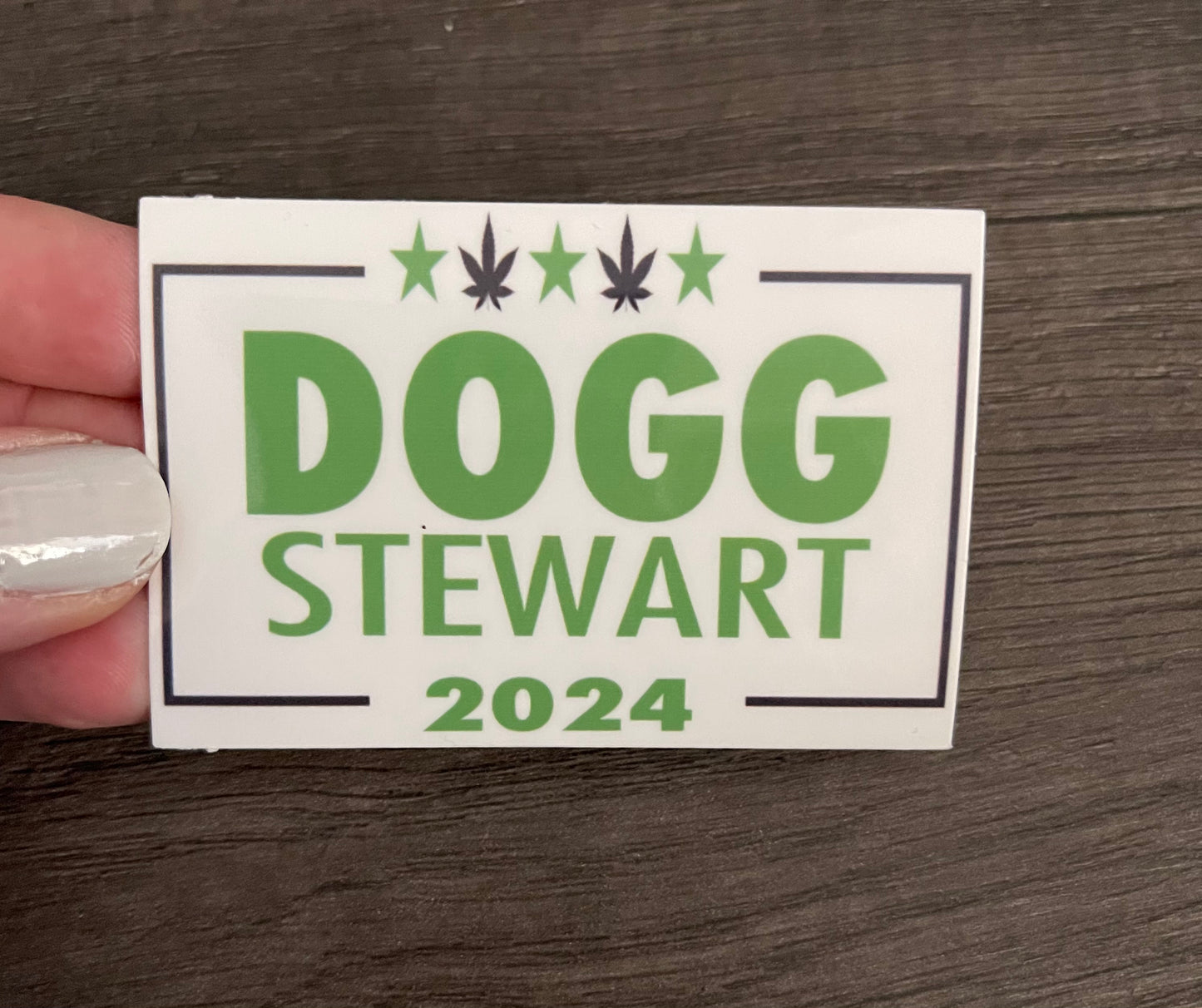 Dogg/Stewart 2024 Campaign Sticker