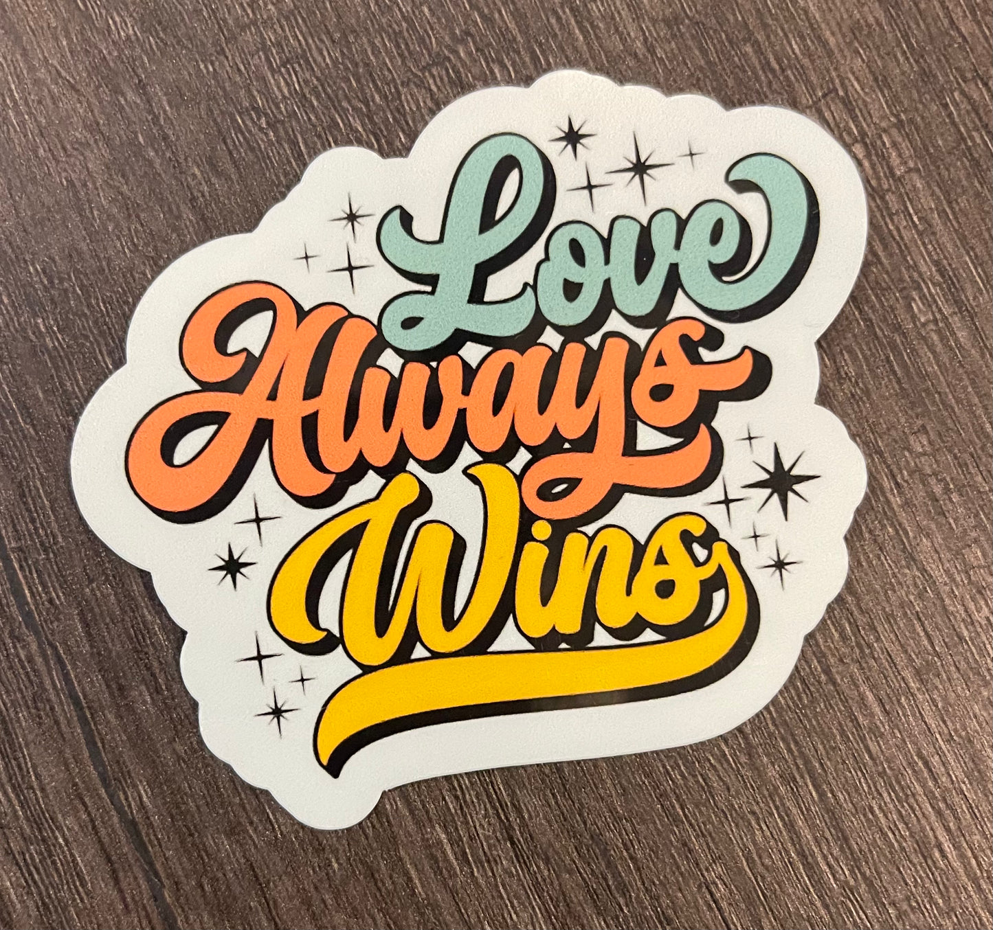 Love Always Wins Sticker